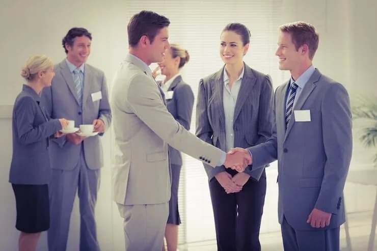 Partnership handshake
